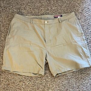 Vineyard Vines Khaki Flat Front Shorts